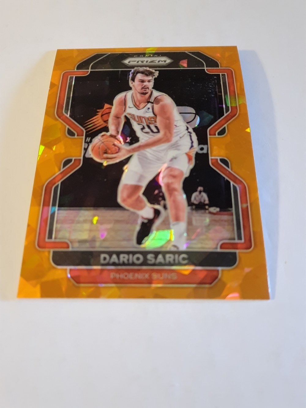 2020-21 Panini Prizm Orange Ice Prizm Dario Saric RC Phoenix Suns NBA Card